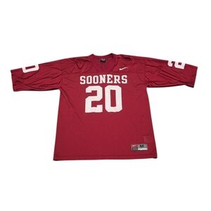 Vintage Nike Oklahoma Sooners Football Jersey #20 Mens Medium Red